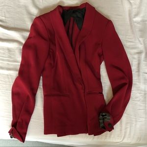 Beautiful Rag & Bone deep red blazer